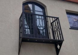 metal residential window accent