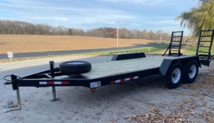 custom welded axle trailer