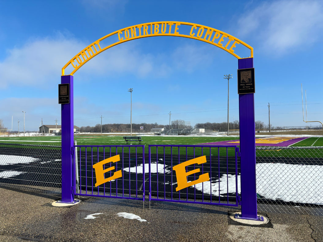 Elhorn area high school custom gate