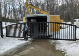 metal driveway gate