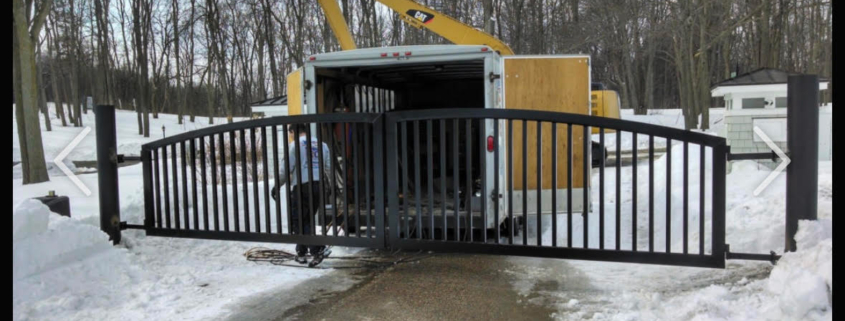 metal driveway gate